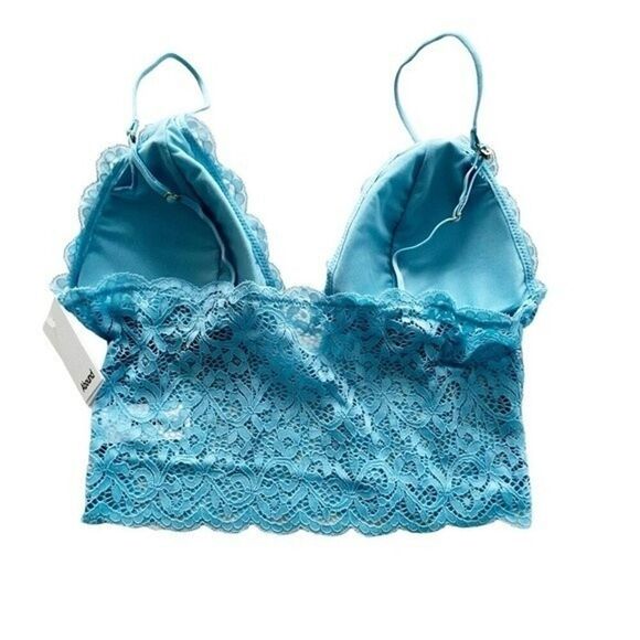 Abound Blue Lace Longline Bralette size Medium NWT - Picture 5 of 11